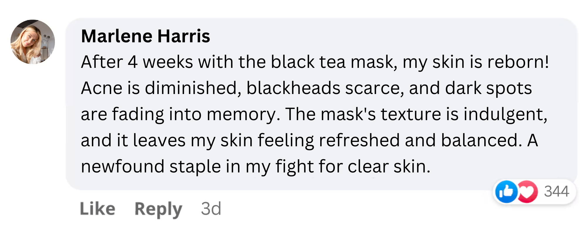 Soly Skin Black Tea Face Mask II